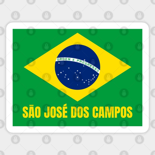 Sāo José dos Campos City in Brazil Flag Sticker by aybe7elf